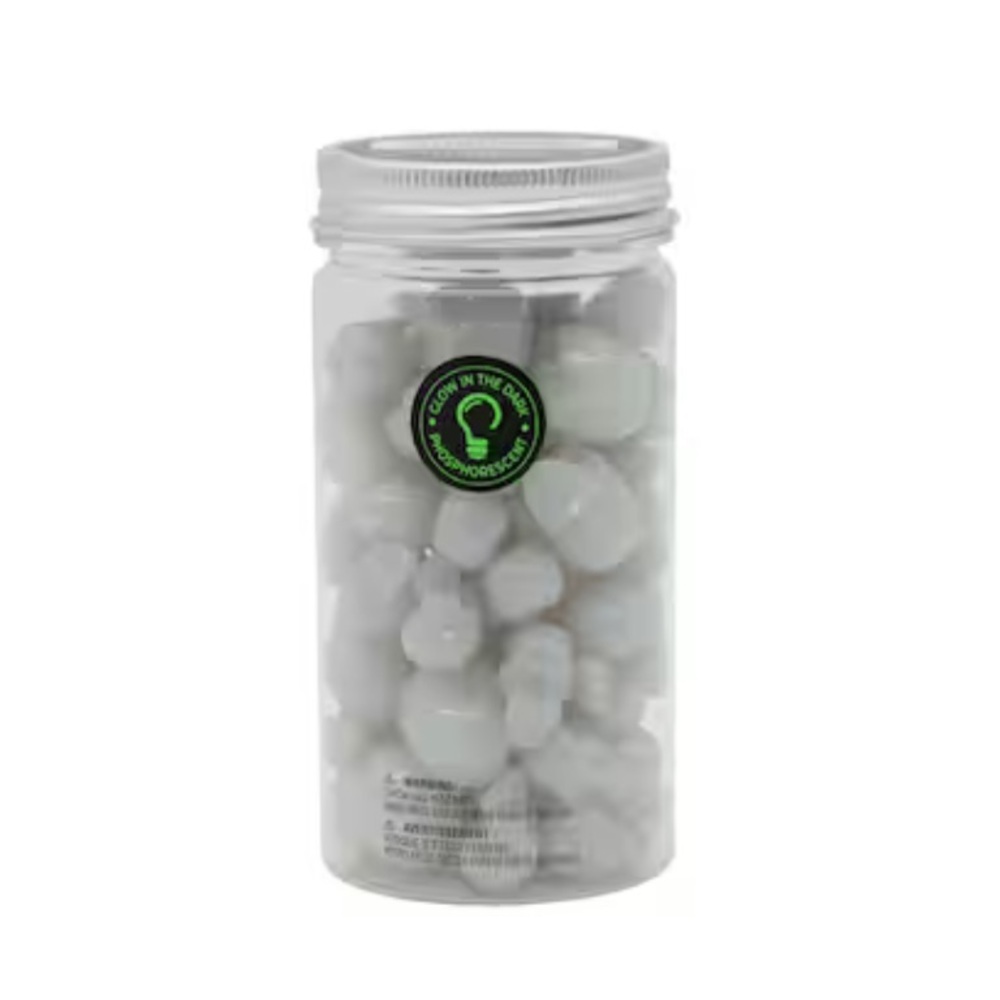 ASHLAND Glow-in-the-Dark Skulls Decorative Filler 5oz NEW - Picture 1 of 6
